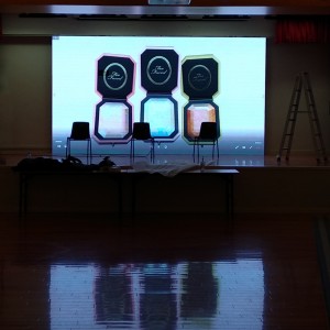 LED Wall in Hall